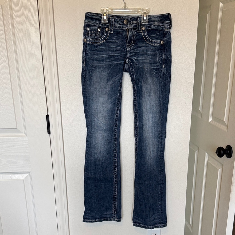 Miss Me Dark Blue Boot Cut Jeans